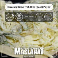 Erzurum Ditme (Tel) Civil (Çeçil) Peynir-3