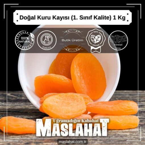 Doğal Kuru Kayısı (1. Sınıf Kalite) 1 Kg-2