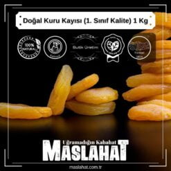 Doğal Kuru Kayısı (1. Sınıf Kalite) 1 Kg-3