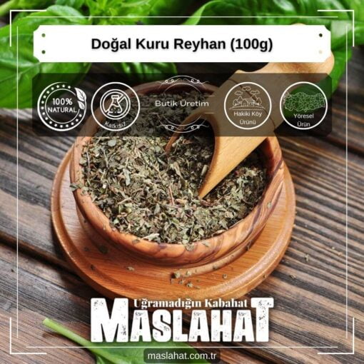 Doğal Kuru Reyhan (100g)-2