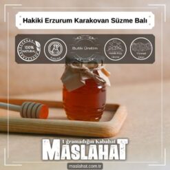 Hakiki Erzurum Karakovan Süzme Balı-1
