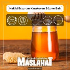 Hakiki Erzurum Karakovan Süzme Balı-2