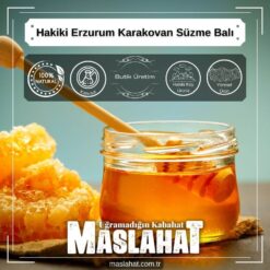 Hakiki Erzurum Karakovan Süzme Balı-3