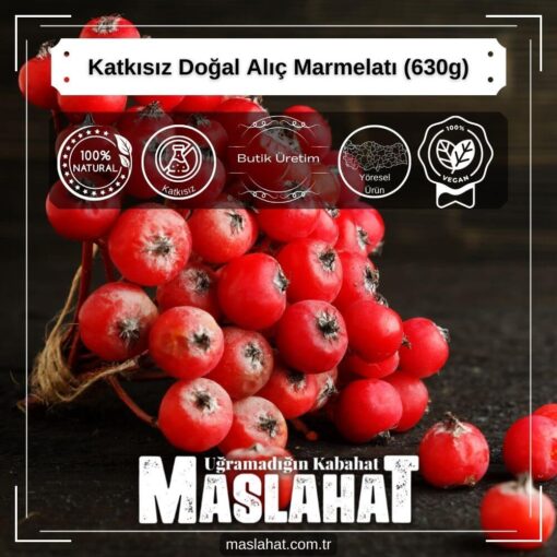 Katkısız Doğal Alıç Marmelatı (630g)-3