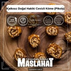 Katkısız Doğal Hakiki Cevizli Köme (Pikola)-2