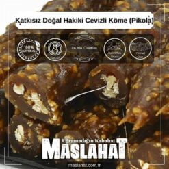 Katkısız Doğal Hakiki Cevizli Köme (Pikola)-3