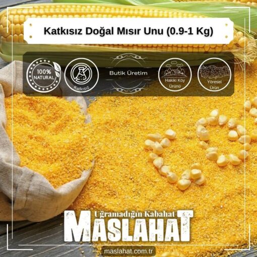 Katkısız Doğal Mısır Unu (0.9-1 Kg)-2