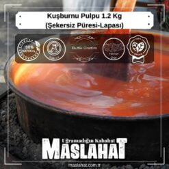 Kuşburnu Pulpu 1.2 Kg (Şekersiz Püresi-Lapası)-2