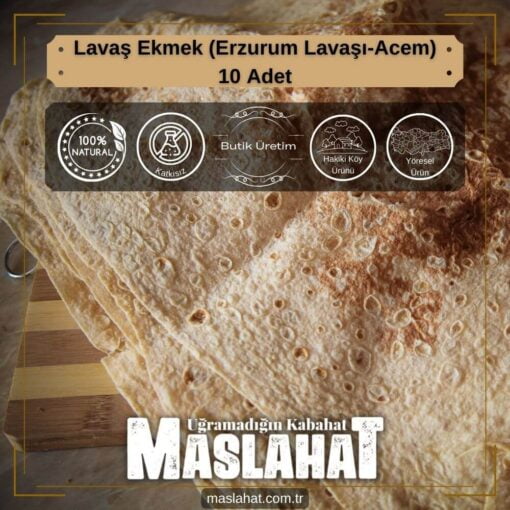 Lavaş Ekmek (Erzurum Lavaşı-Acem) 10 Adet-3