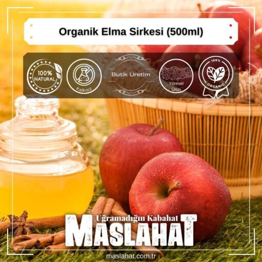 Organik Elma Sirkesi (500ml)-3