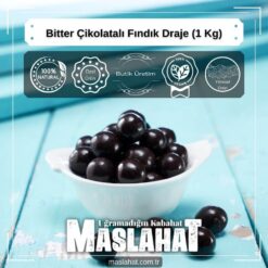 Bitter Çikolatalı Fındık Draje (1 Kg)-4