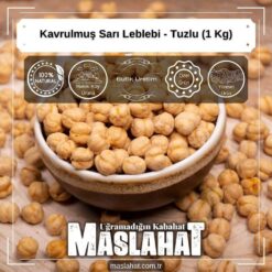 Kavrulmuş Sarı Leblebi - Tuzlu (1 Kg)-1
