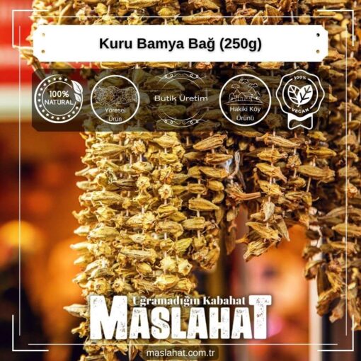 Kuru Bamya Bağ (250g)-1