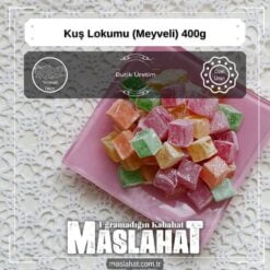 Kuş Lokumu (Meyveli) 400g-4