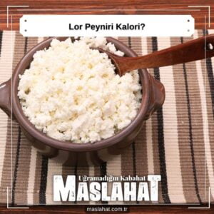 Lor Peyniri Kalori
