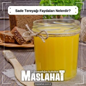Sade Tereyağı Faydaları Nelerdir