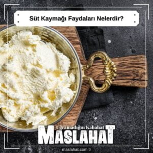 Süt Kaymağı Faydaları Nelerdir