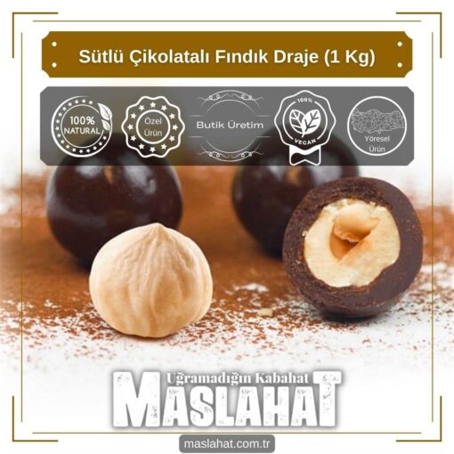 Sütlü Çikolatalı Fındık Draje (1 Kg)-2