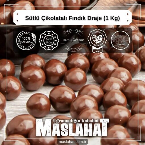 Sütlü Çikolatalı Fındık Draje (1 Kg)-4