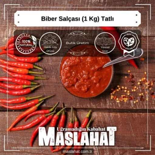 Biber Salçası (1 Kg) Tatlı-2