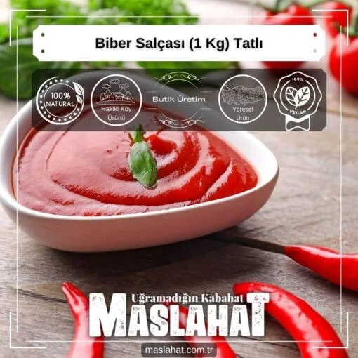Biber Salçası (1 Kg) Tatlı-5