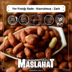 Yer Fıstığı Sade - Kavrulmuş - Zarlı-1