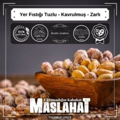 Yer Fıstığı Tuzlu - Kavrulmuş - Zarlı-1
