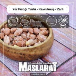 Yer Fıstığı Tuzlu - Kavrulmuş - Zarlı-2