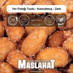 Yer Fıstığı Tuzlu - Kavrulmuş - Zarlı-3
