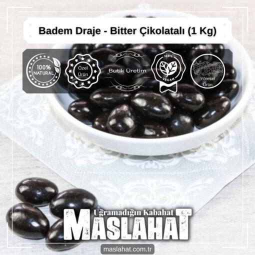 Badem Draje - Bitter Çikolatalı (1 Kg)-3