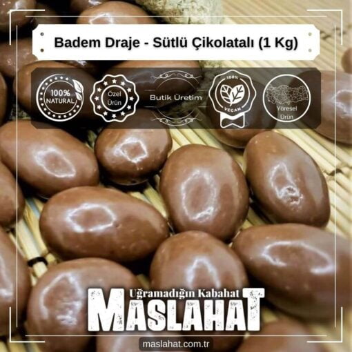 Badem Draje - Sütlü Çikolatalı (1 Kg)-3