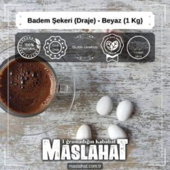 Badem Şekeri (Draje) - Beyaz (1 Kg)-2