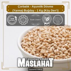 Çorbalık - Aşurelik Dövme (Yarma) Buğday - 1 Kg (Köy Den'i)-4