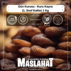 Gün Kurusu - Kuru Kayısı (1. Sınıf Kalite) 1 Kg-3