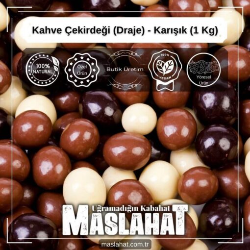 Kahve Çekirdeği (Draje) - Karışık (1 Kg)-1