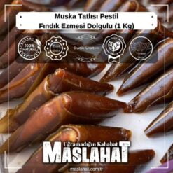 Muska Tatlısı Pestil - Fındık Ezmesi Dolgulu (1 Kg)-1