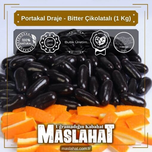 Portakal Draje - Bitter Çikolatalı (1 Kg)-3