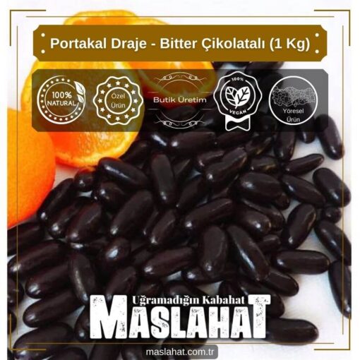 Portakal Draje - Bitter Çikolatalı (1 Kg)-4
