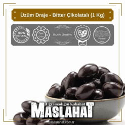 Üzüm Draje - Bitter Çikolatalı (1 Kg)-4