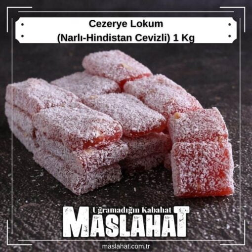 Cezerye Lokum (Narlı-Hindistan Cevizli) 1 Kg-1