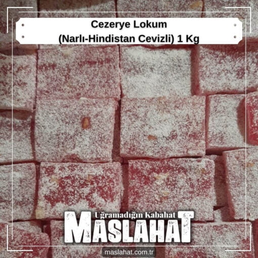 Cezerye Lokum (Narlı-Hindistan Cevizli) 1 Kg-2