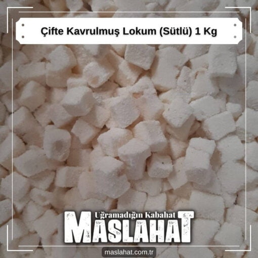 Çifte Kavrulmuş Lokum (Sütlü) 1 Kg