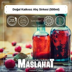 Doğal Katkısız Alıç Sirkesi (500ml)-1