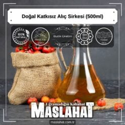 Doğal Katkısız Alıç Sirkesi (500ml)-2