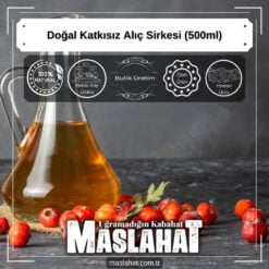 Doğal Katkısız Alıç Sirkesi (500ml)-3