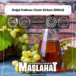 Doğal Katkısız Üzüm Sirkesi (500ml)-4
