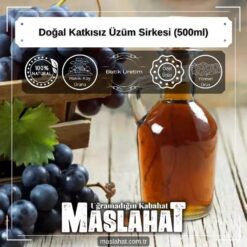 Doğal Katkısız Üzüm Sirkesi (500ml)-5