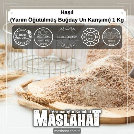 Haşıl (Yarım Öğütülmüş Buğday Un Karışımı) 1 Kg-1