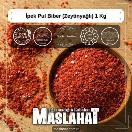 İpek Pul Biber (Zeytinyağlı) 1 Kg-4