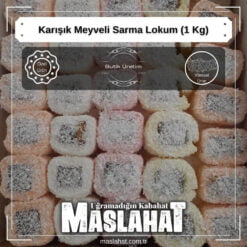 Karışık Meyveli Sarma Lokum (1 Kg)-1